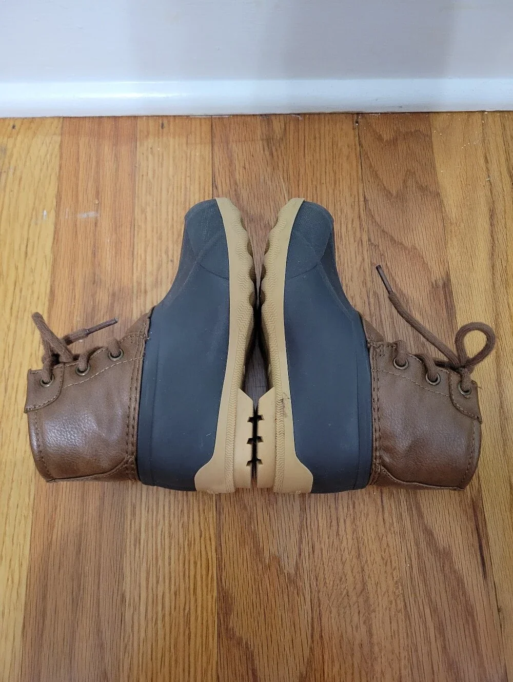 Sperry Port Little Kids Toddler Duck Boot Size 8 Unisex Boys Girls Brown Winter